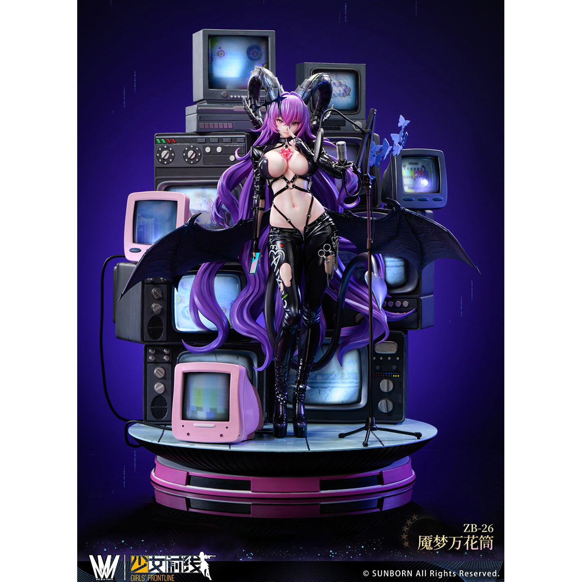 Max Milk Studio SNQX-001 Girls' Frontline Tactical Doll ZB-26 1/4 Scale Art Statue