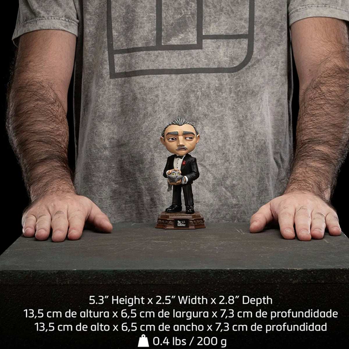 Iron Studios Don Corleone The Godfather MiniCo Series Statue
