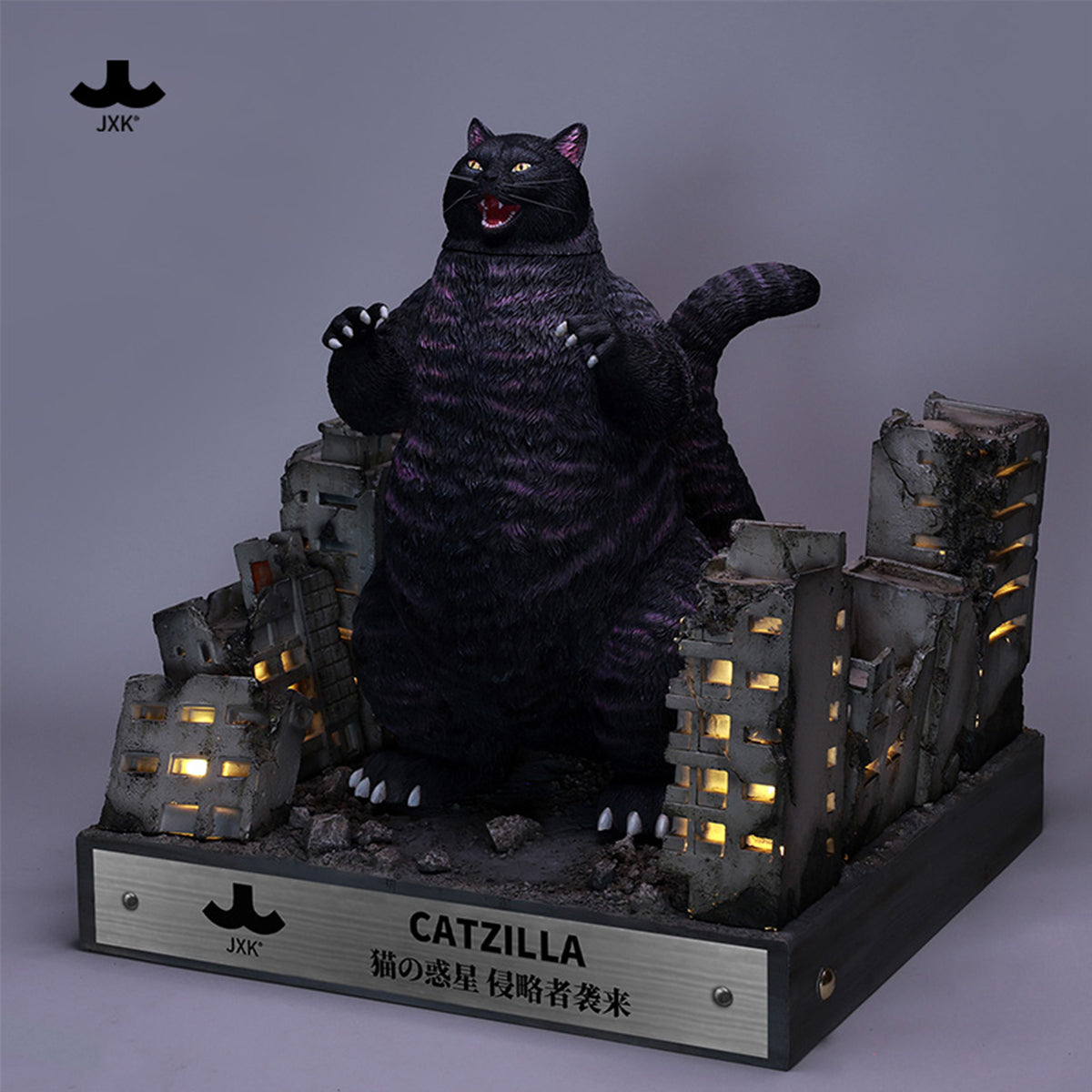 JXK Catzilla 1.0 PLUS Static Expertly Hand-Painted Lifelike Animal Figurine