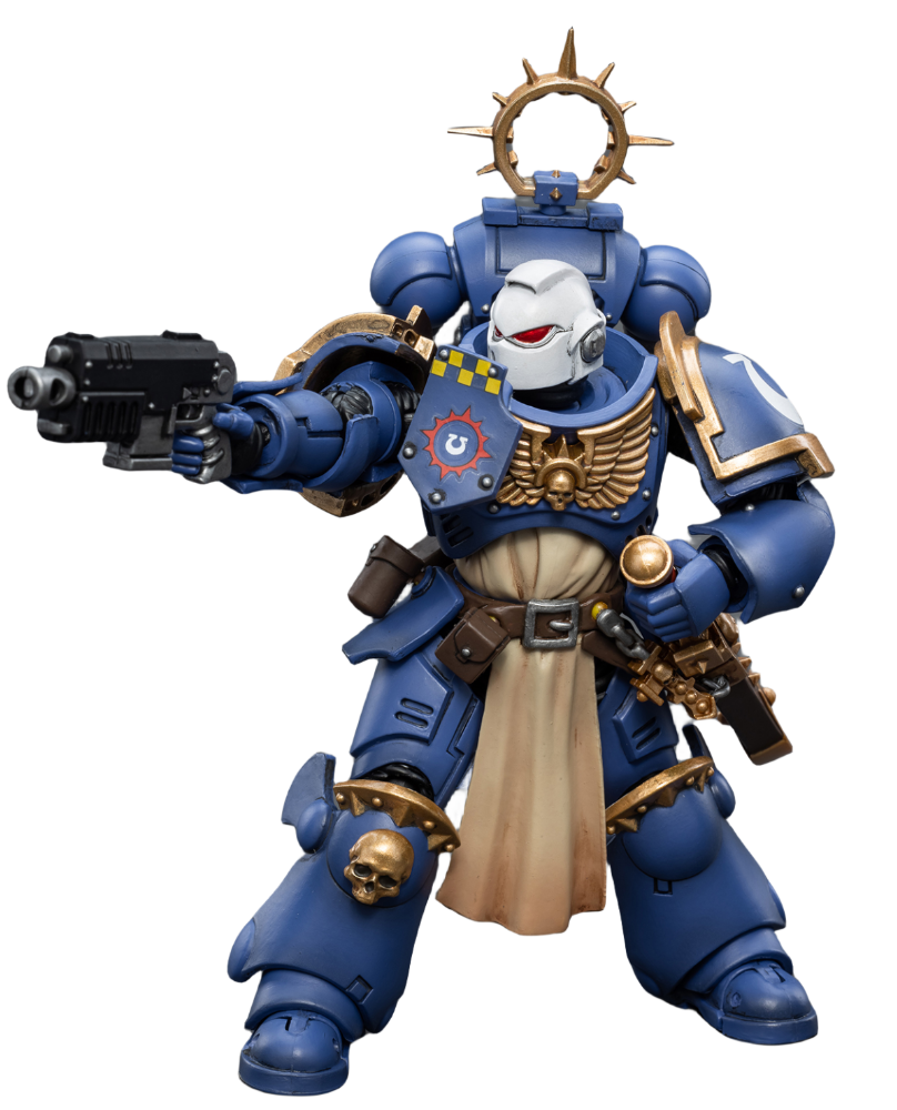 Figurine de collection JoyToy 40K : Ultramarine Bladeguard Veteran 03, échelle 1:18, JT2344 (Veteran 03)