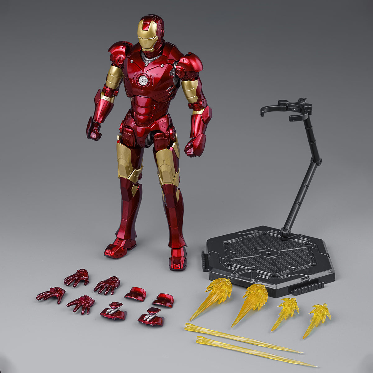 (Only Shipped to the US) Fondjoy Plastic Model Kits: Infinity Saga - Iron Man, Mecha Musume Style 1:12 Scale Miniature Collectible Action Figures MK3
