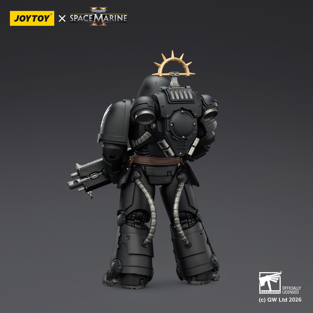 JOYTOY Warhammer 40,000: Space Marine 2 Heavy Intercessor with Heavy Bolt Rifle and Bolt Pistol (Game Edition) 1/18 Scale Action Figure