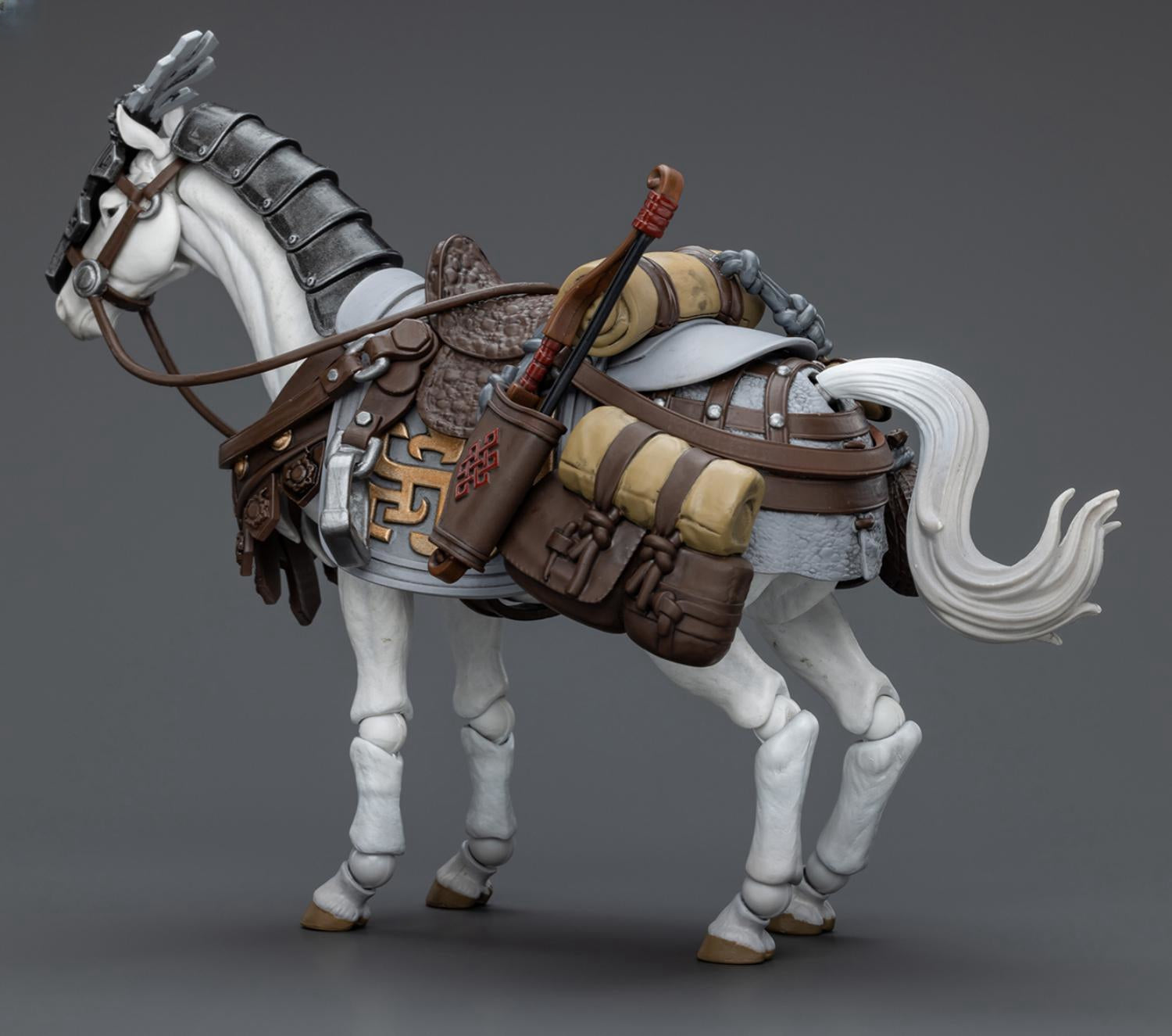 JoyToy Dark Source JT6045 JiangHu Northern Hanland Empire White Feather Armored Horse 1/18 Scale Action Figures
