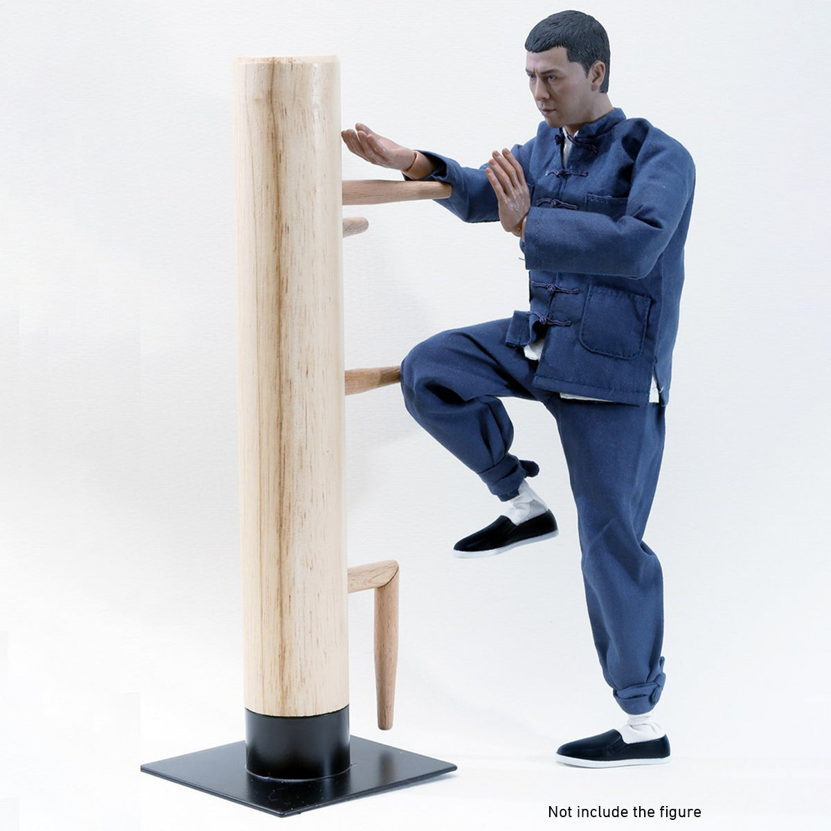 ZYTOYS, Wooden Kung Fu Pile Dummy, Doll Accessory for 12-inches Action Figurine