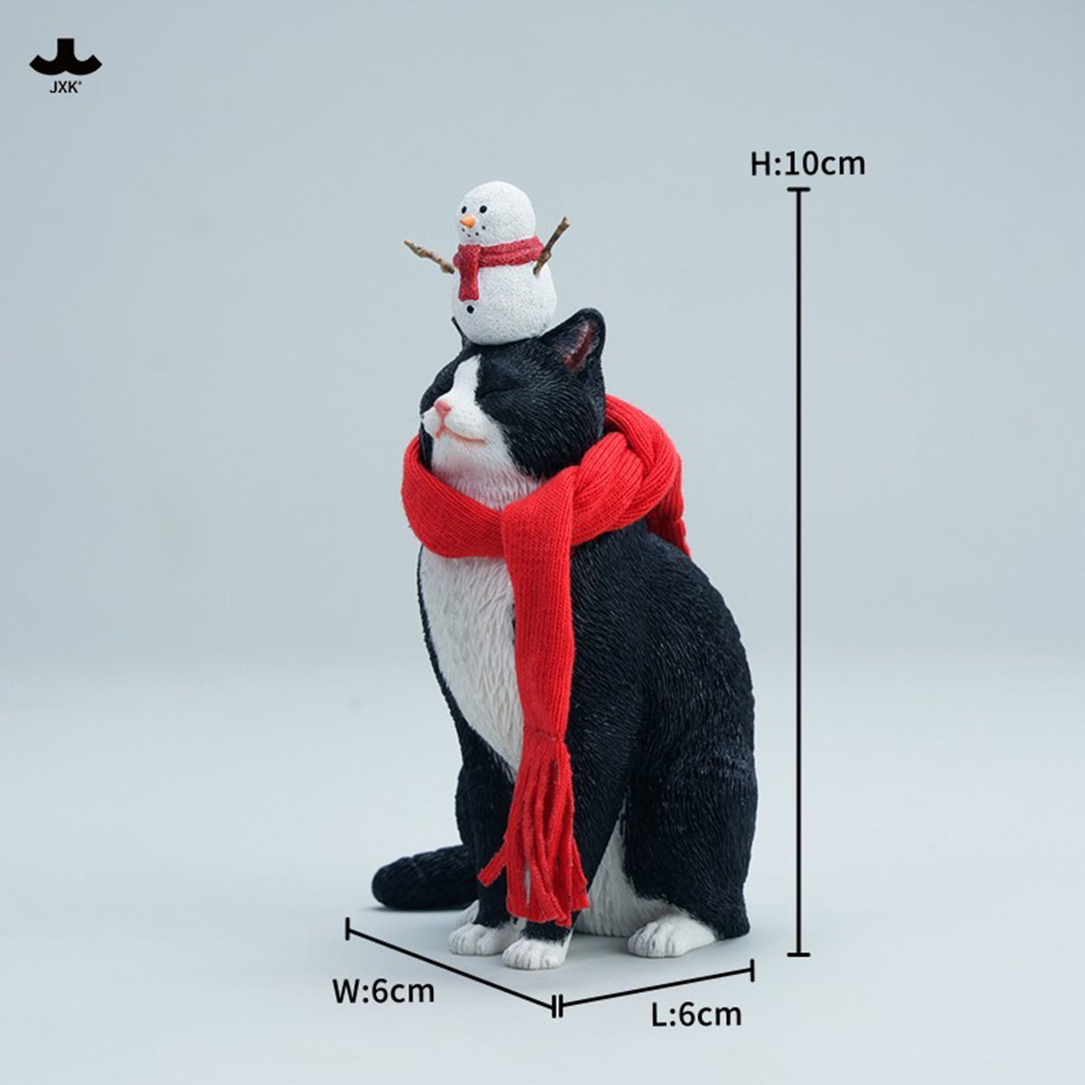 JXK Warm Cat in Winter Corner JXK349 Collectible Animal Figurine