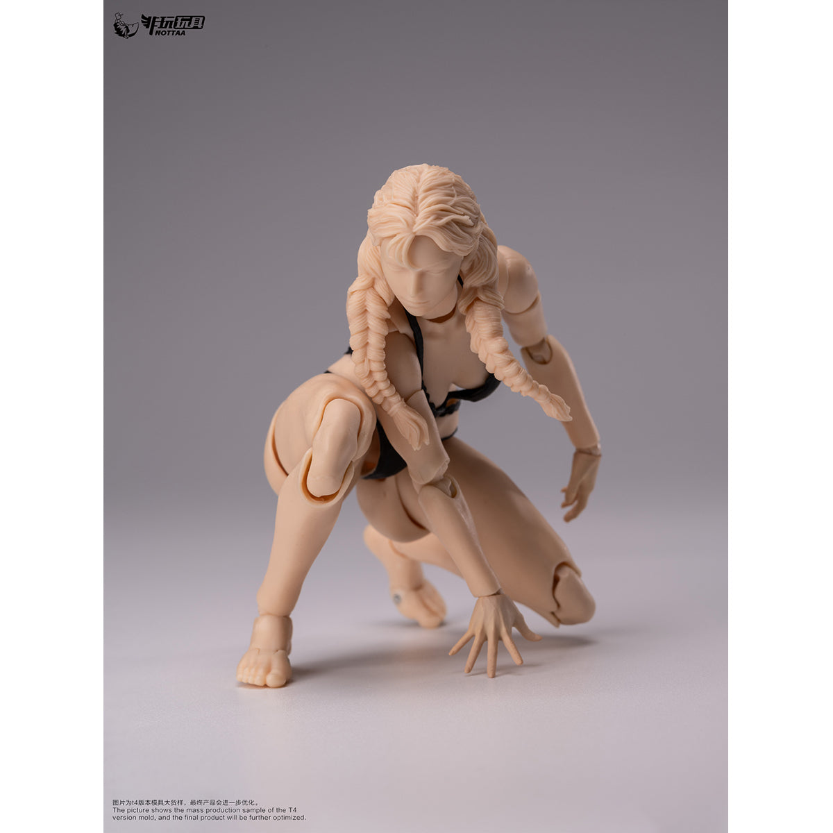 NOTTAA Female Super Articulated Joints: Xiao Fang & Serena NT-04 Detachable Neck Joint & Fixed Neck Joint 1/12 Scale Action Figure Body