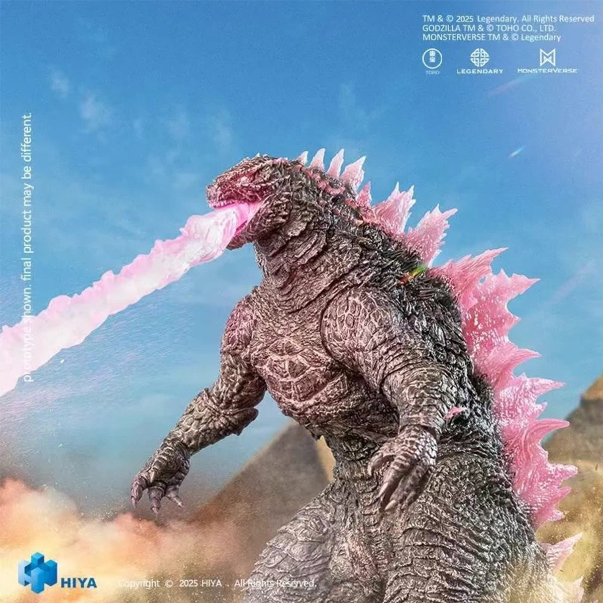HIYA, EXQUISITE BASIC Godzilla vs. Kong: The New Empire - Thermal Radiation Godzilla EBG0439, Action Figures