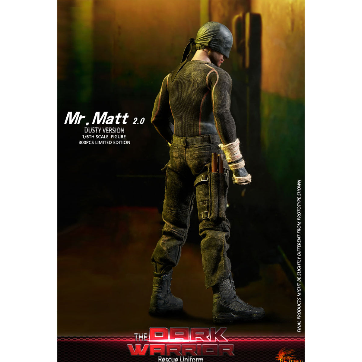 Hot Heart The Dark Warrior Rescue Uniform New Revision Dusty Edition Action Figures