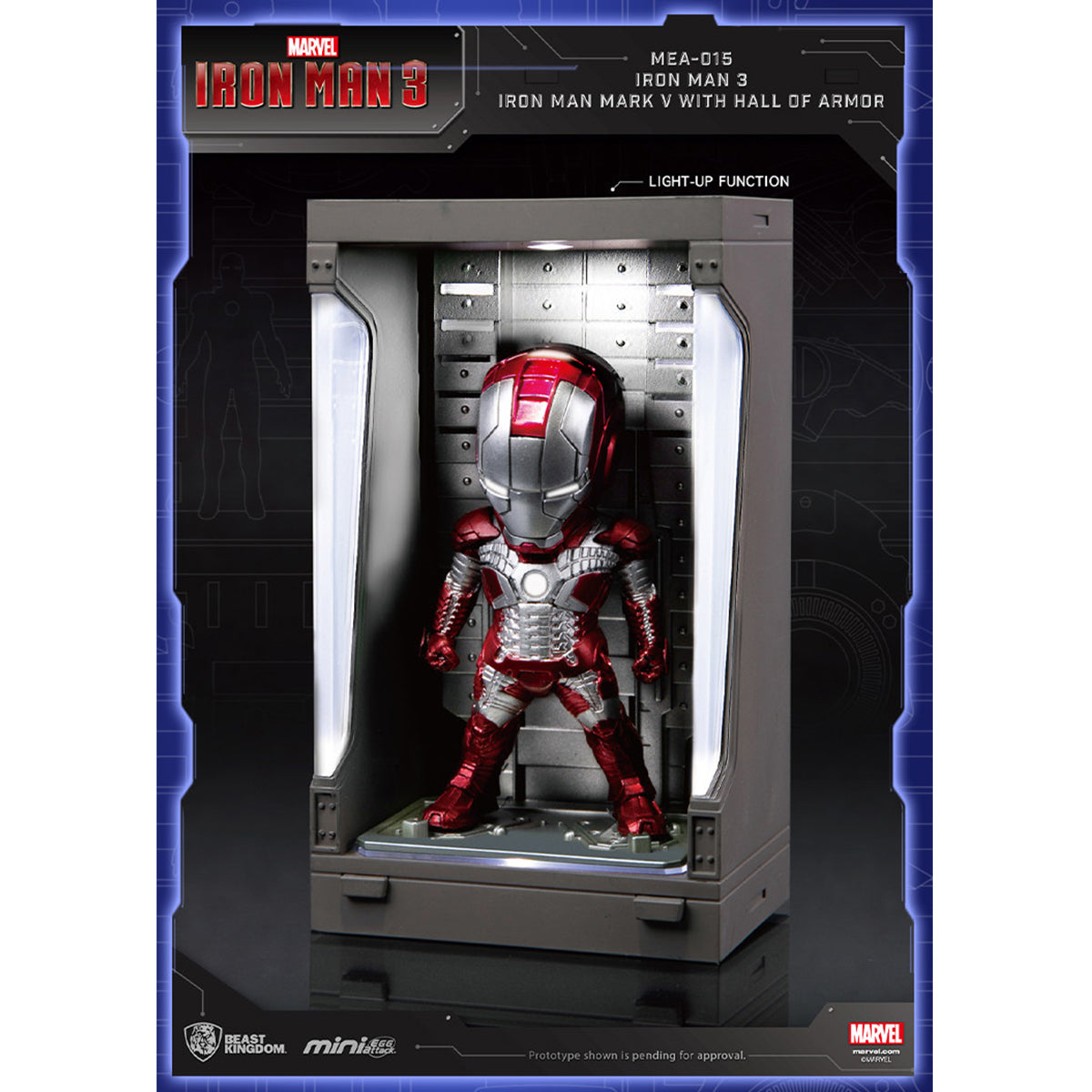 Beast Kingdom Iron Man 3 /Iron Man with Hall of Armor Blind Box (Single Box)