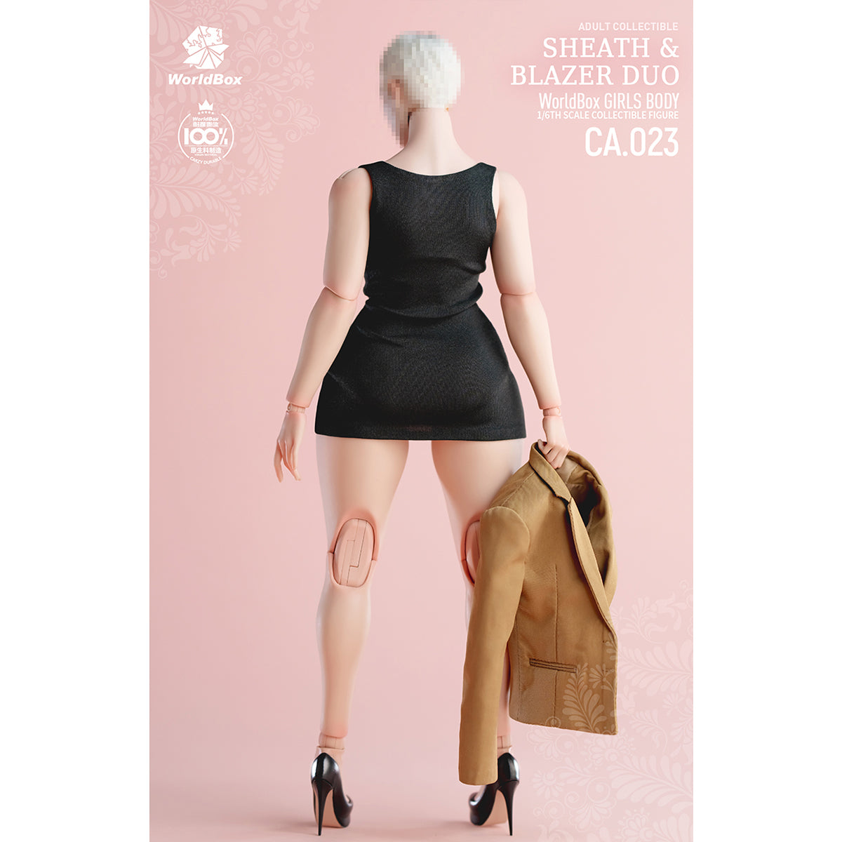 Worldbox 1/6 Plus Size Girl Clothing Card Doll Clothes Accessory for 12-inches Figure