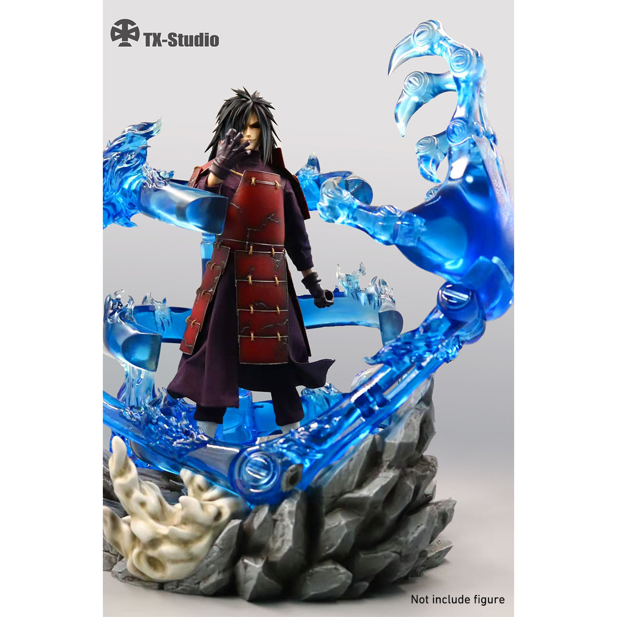 TX-Studio, Susanoo Skeleton Effect Transparent Scene Base, Fit 1/6 Scale Action Figurine