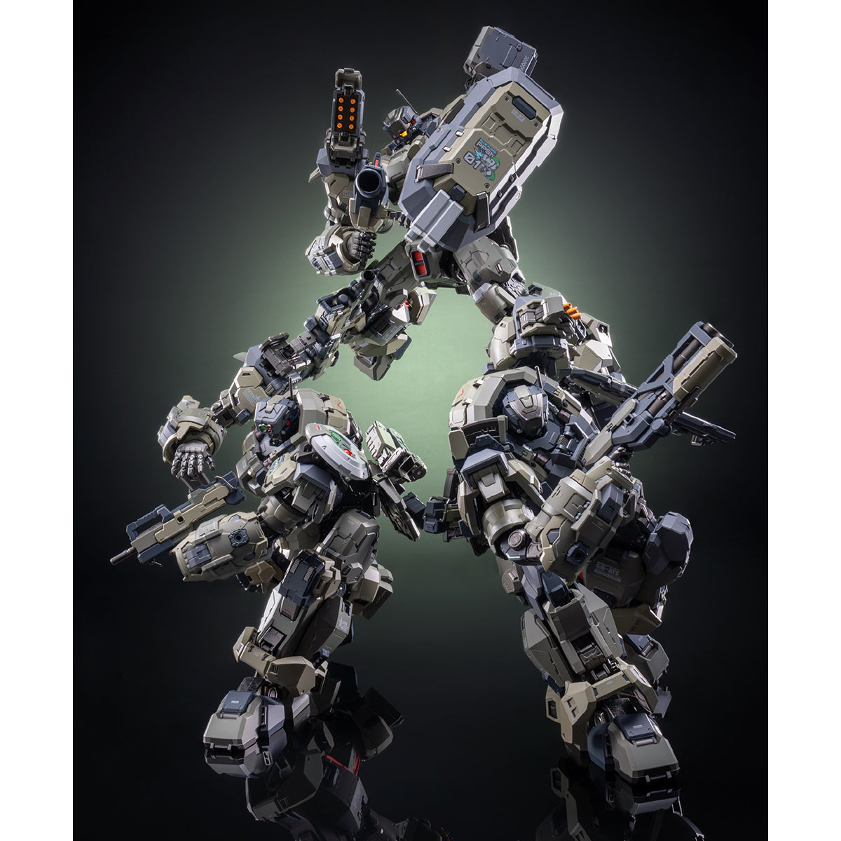 MOSHOW Progenitor Effect - Illustrious Class: Blue Flame PPSH Squad Set Action Figure