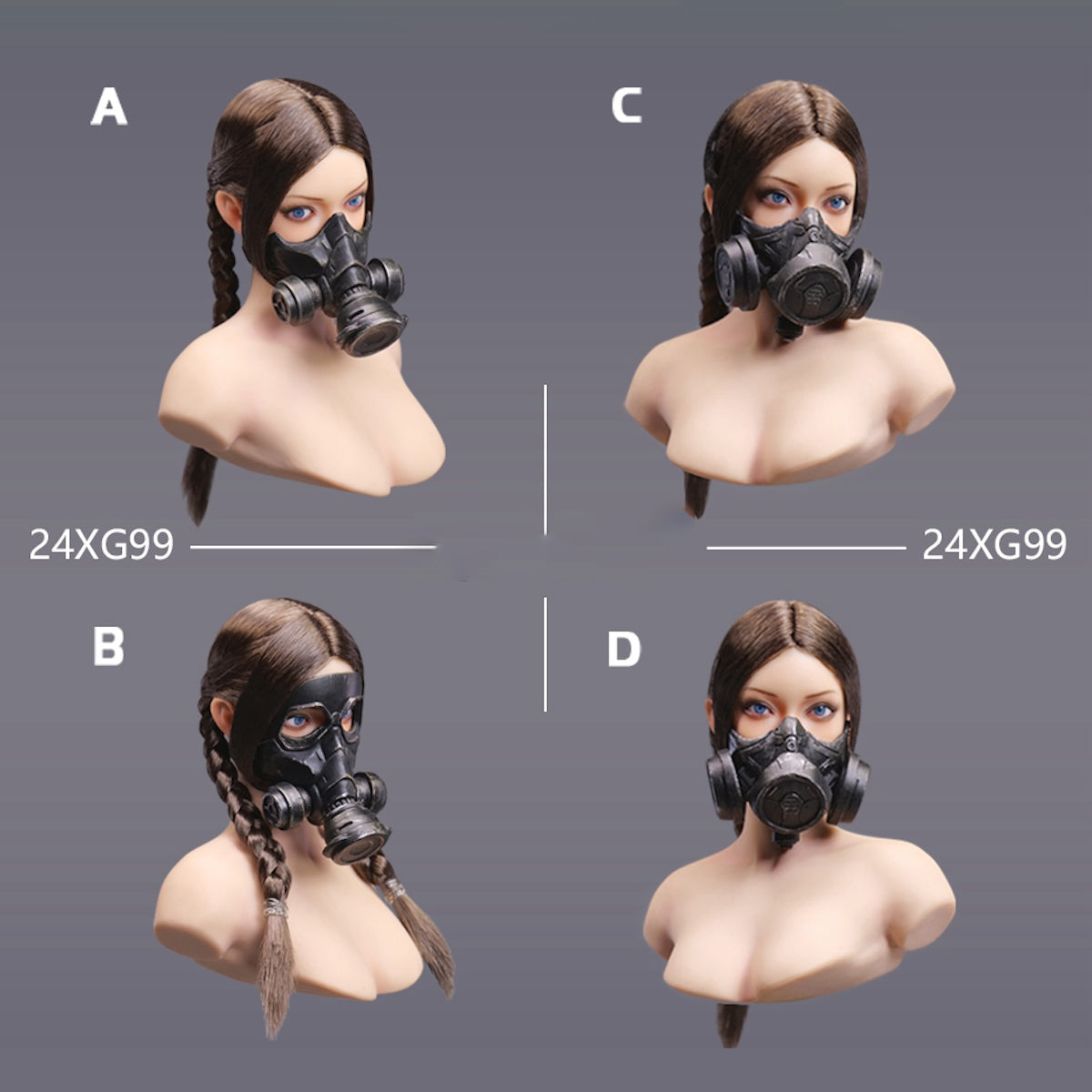 VSTOYS, Gas Mask, Doll Accessory for 12-inches Action Figurine