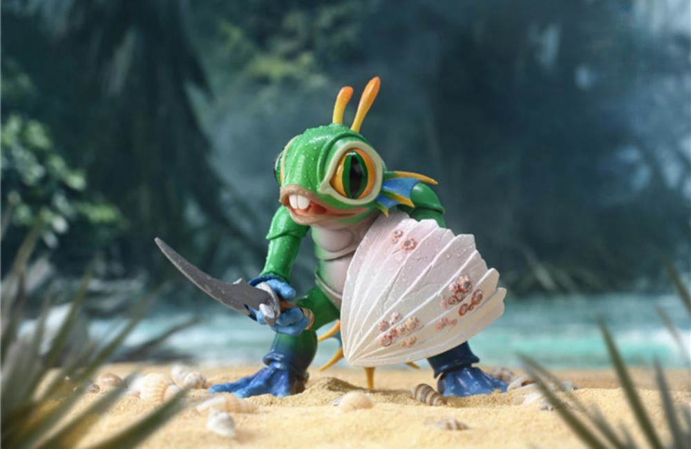Figura coleccionable de Hero Toys: Murky, figura de acción en miniatura verde XYXDRLS