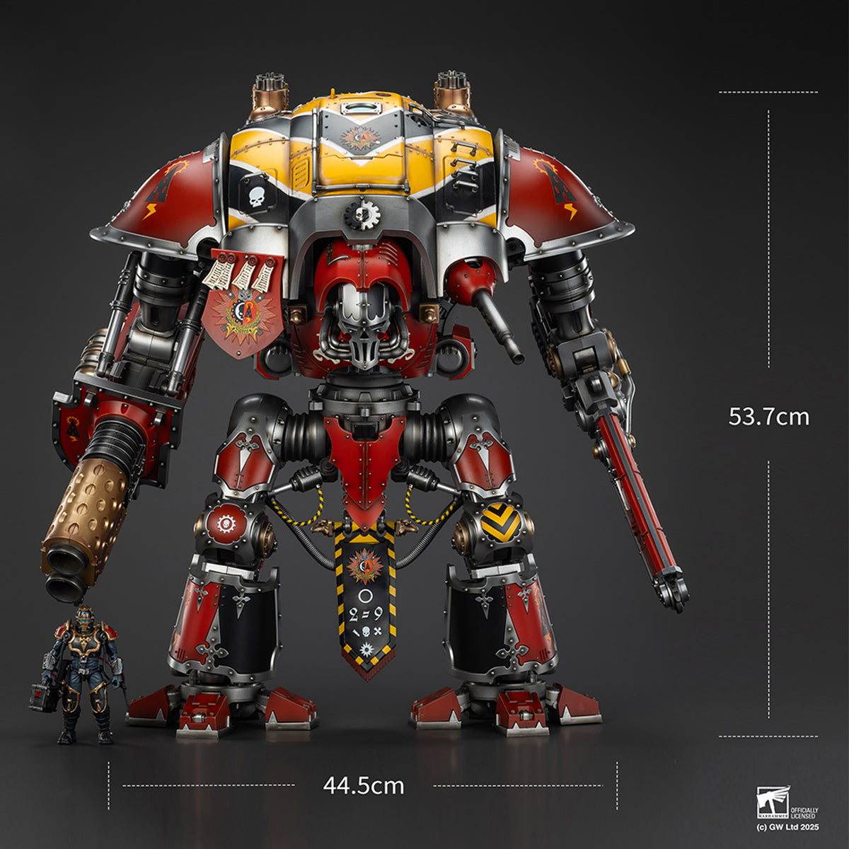 (Only Shipped to the US) JOYTOY Warhammer 40,000 1/18 Imperial Knights House Raven Knight Errant JT9305 Action Figures