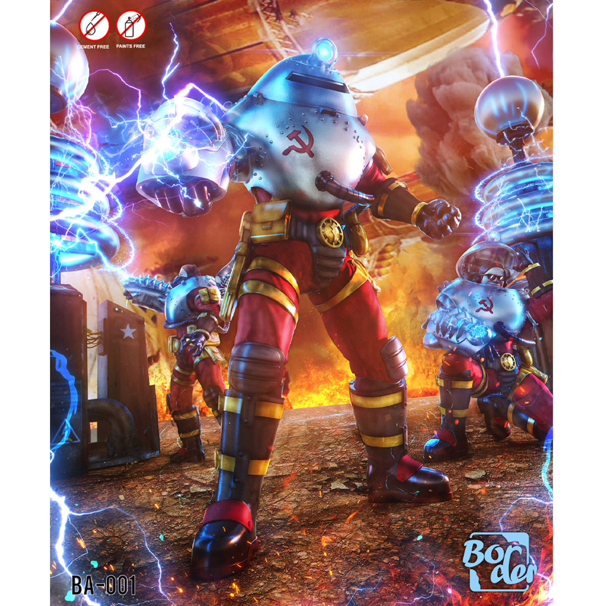 BORDER 1/12 Magnetic Infantry BA001 Action Figures