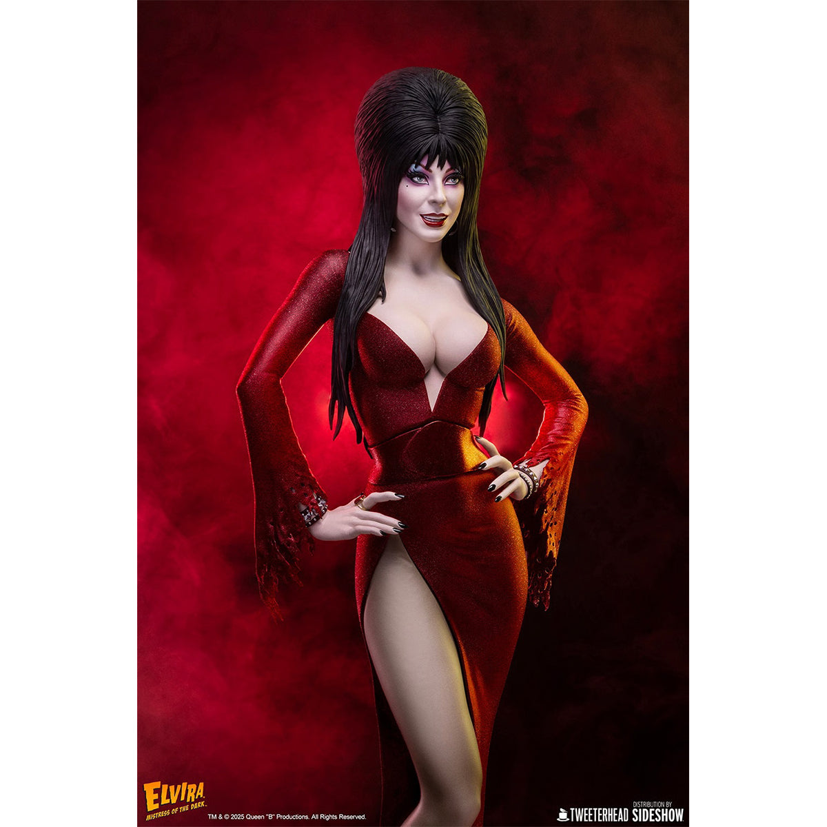 Sideshow x Tweeterhead, Elvira, Art Figurine