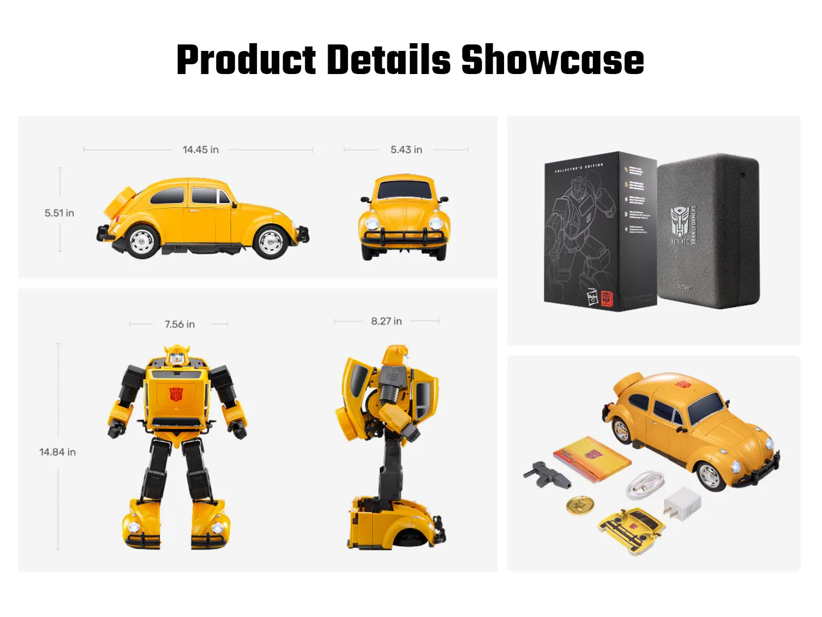 Rbosen G1 Bumblebee Flagship Edition English Version Auto-Transforming
