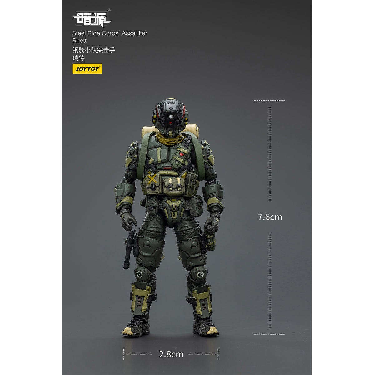 JOYTOY Steel Ride Corps Assaulter Marco/Rhett/Karl/Volok/Stephen 1/25 Scale Action Figure