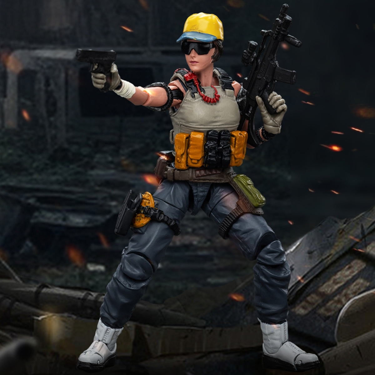 Figurine de collection JoyToy Hardcore Coldplay : Pack promotionnel Army Builder, figurine 21, échelle 1:18, JT9671