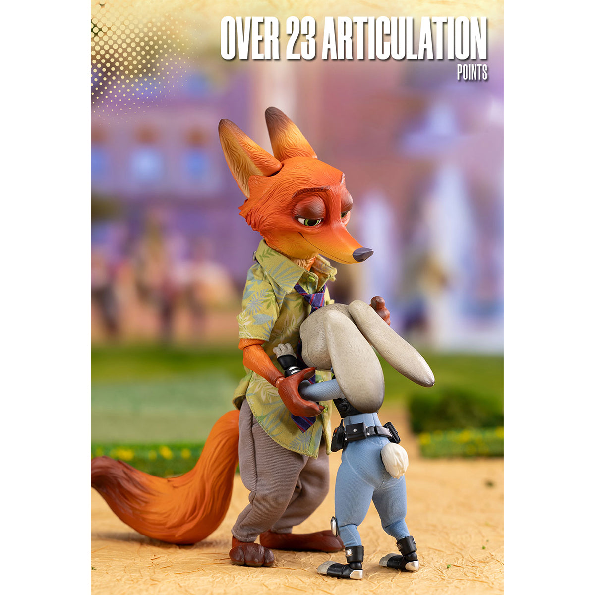 GONG, Zootopia Series - Nick & Judy Set, Action Figures