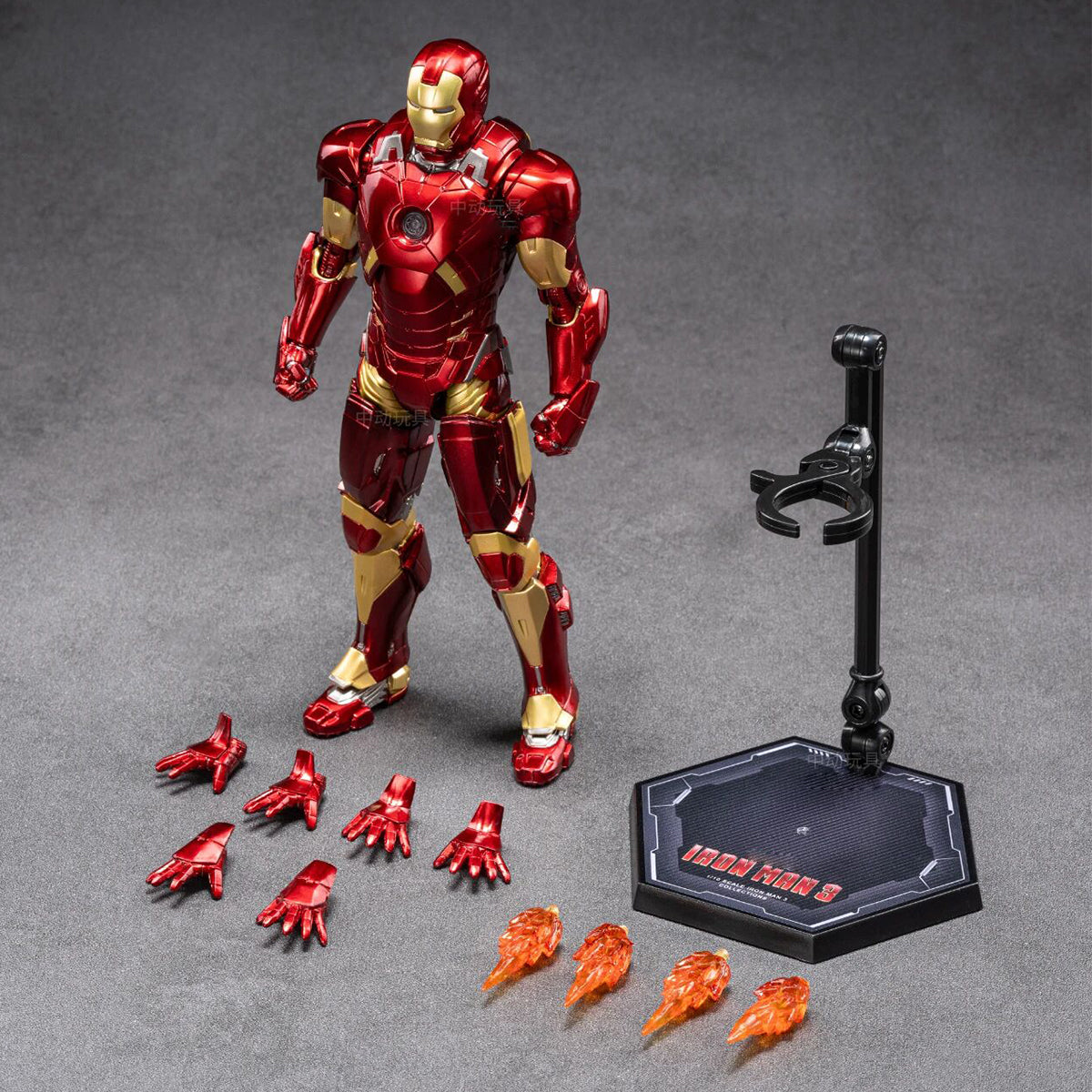ZD Toys Iron Man Non-Light-Up Edition 1/10 Scale Action Figure