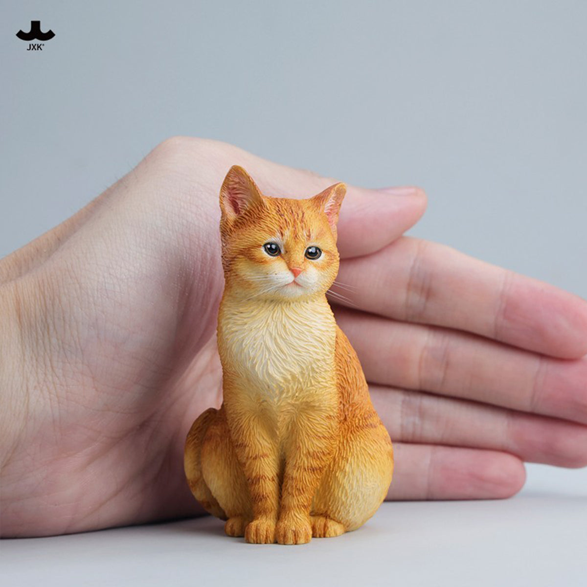 JXK JXK352 Well-behaved Sitting Cat 1/6 Scale Resin Animal Figurine