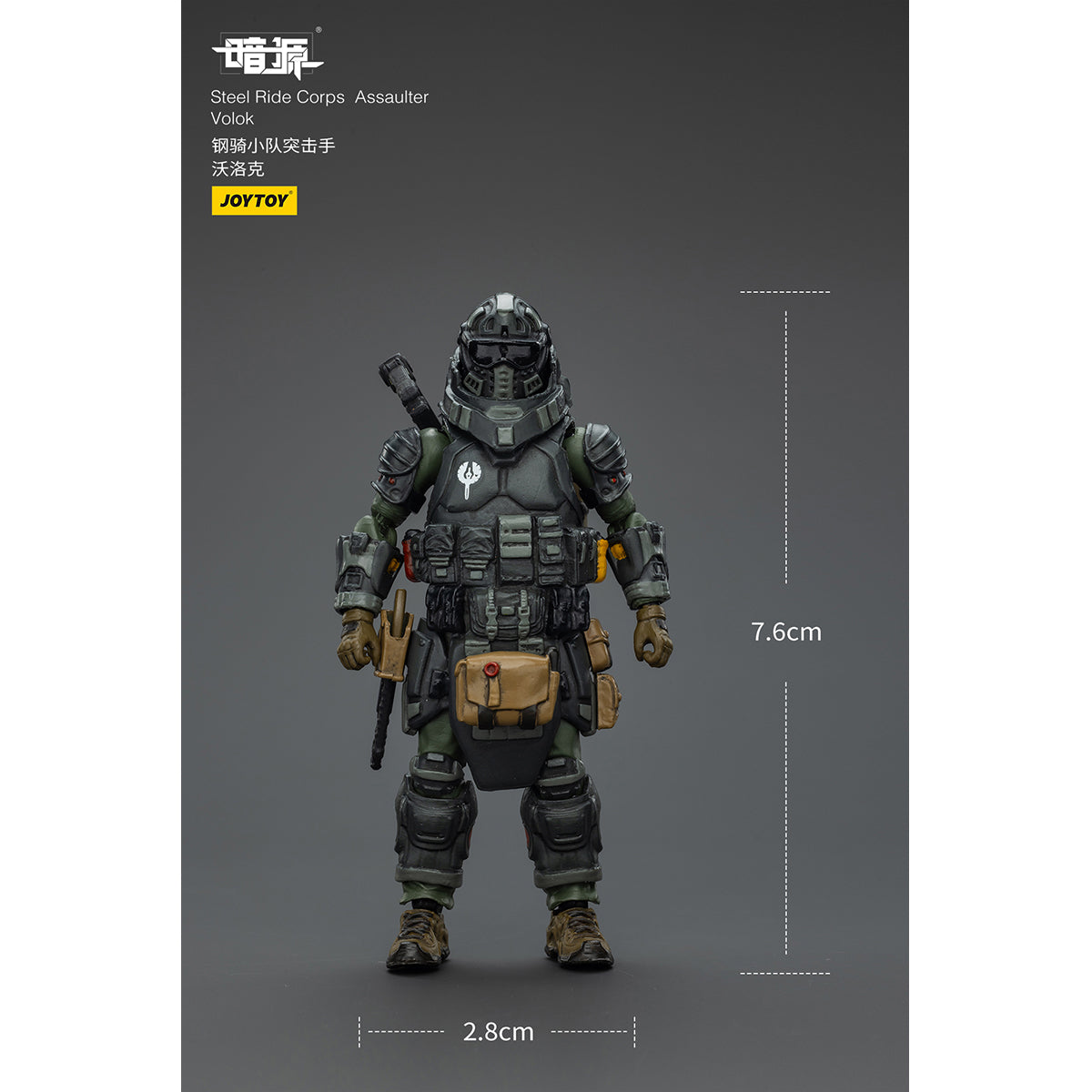 JOYTOY Steel Ride Corps Assaulter Marco/Rhett/Karl/Volok/Stephen 1/25 Scale Action Figure