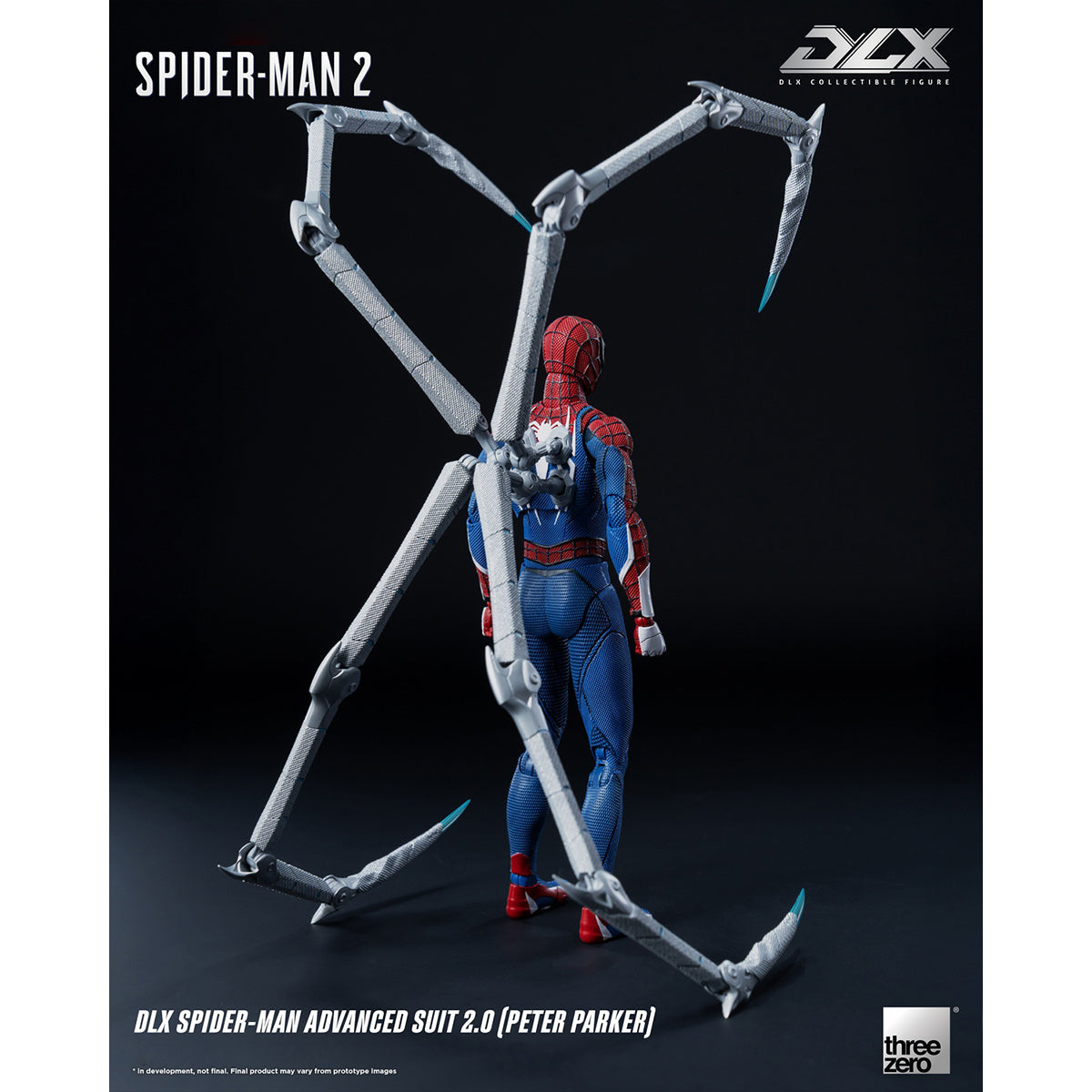 Threezero Spider-Man 2 DLX DLX Spider-Man Advanced Suit 2.0 (Peter Parker) Action Figure