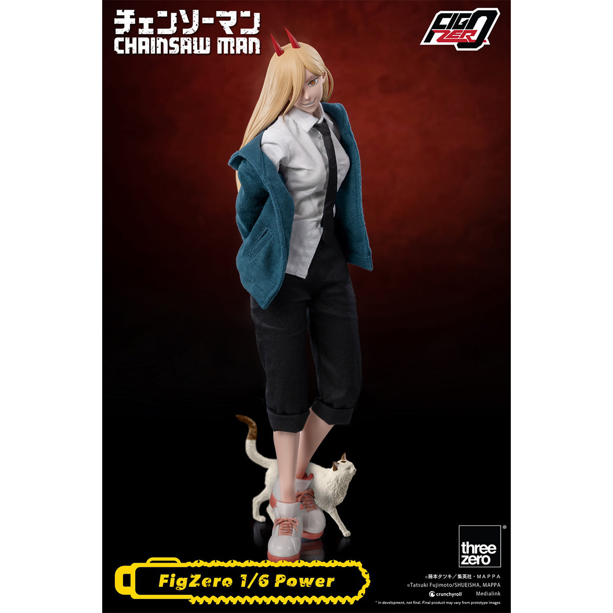 Threezero 3Z04080M0 CHAINSAW MAN Power & 3Z04070M0 CHAINSAW MAN Denji 1/6 Scale Action Figure
