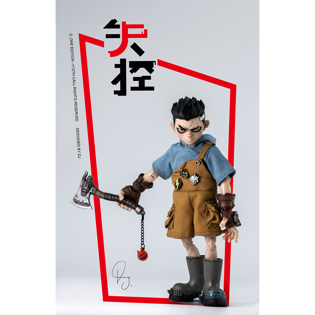 D_ONE STUDIO YaZai 1/12 Scale Action Figure