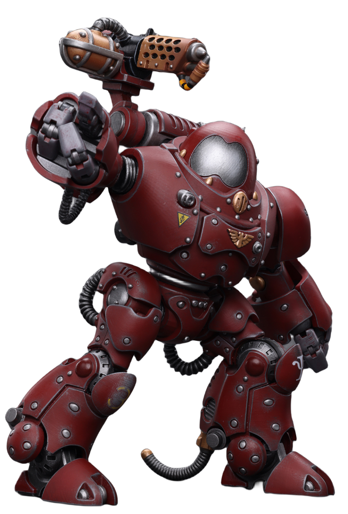 JoyToy Warhammer 40K Figurine à collectionner : Adeptus Mechanicus Kastelan Robot avec combustion incendiaire à l'échelle 1:18
