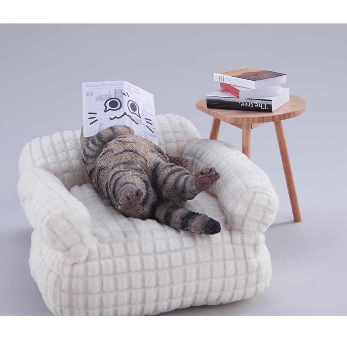 JXK, Lazybones Cat, Static Animal Figurine