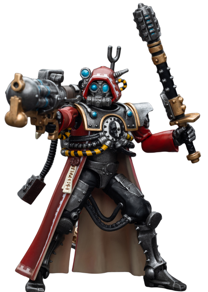 JoyToy 40K Figurine de collection : Adeptus Mechanicus Skitarii Ranger Alpha Figurines d'action à l'échelle 1/18 JT7844 (Ranger Alpha)