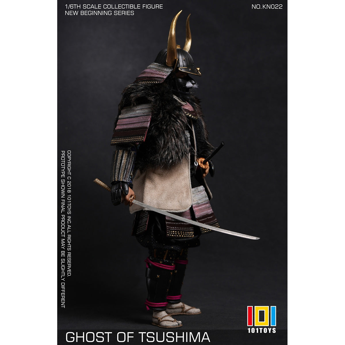 101TOYS KN023 GHOST OF TSUSHIMA Samurai 1/6 Scale New Beginner Series Action Figure