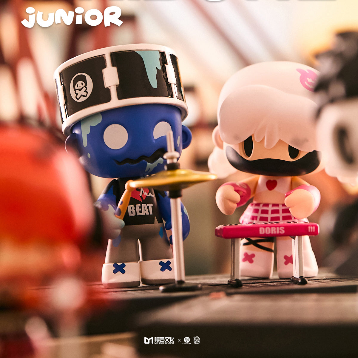 MR.BONE Jonior 2 Generation Live in a Zombie World Biochemical Street Series Blind Box Figure