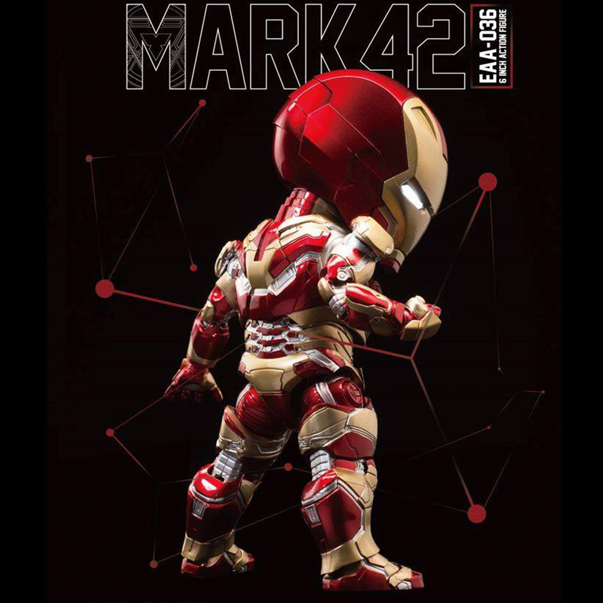 Beast Kingdom Iron Man 3: Iron Man MK42 EAA-036 Action Figure