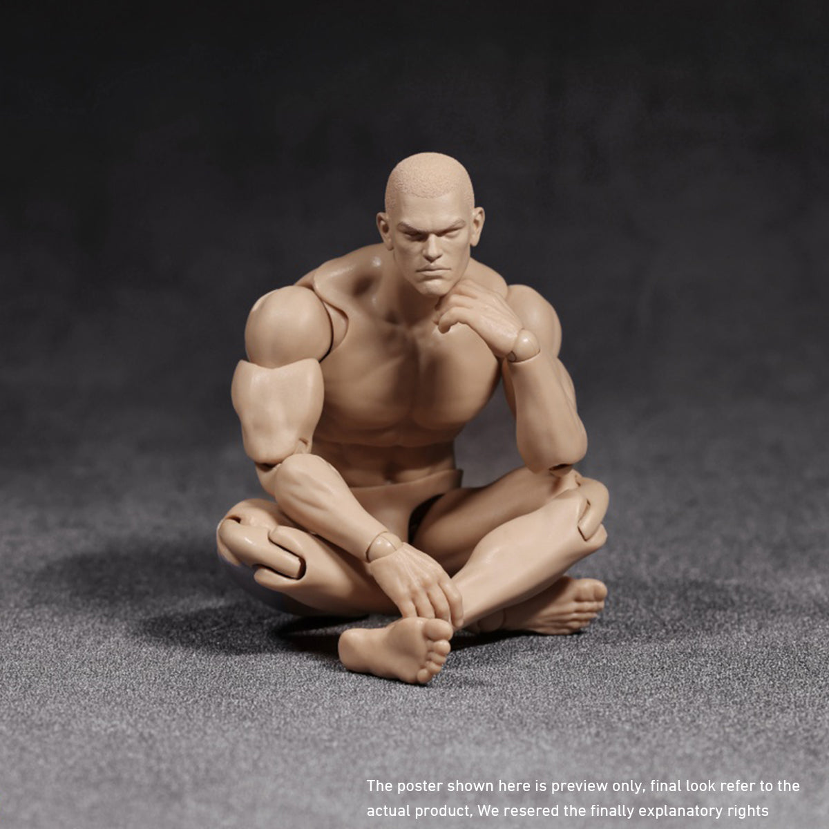 ADAM AD02 Articulated Joints Male Super Strong Comic Style 1/12 Scale Action Figure Body