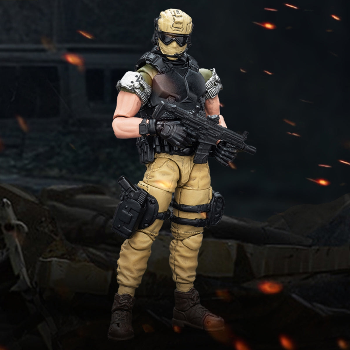 Figurine de collection JoyToy Hardcore Coldplay : Kina Mercenaries, le tireur d'élite, échelle 1:18, JT9893