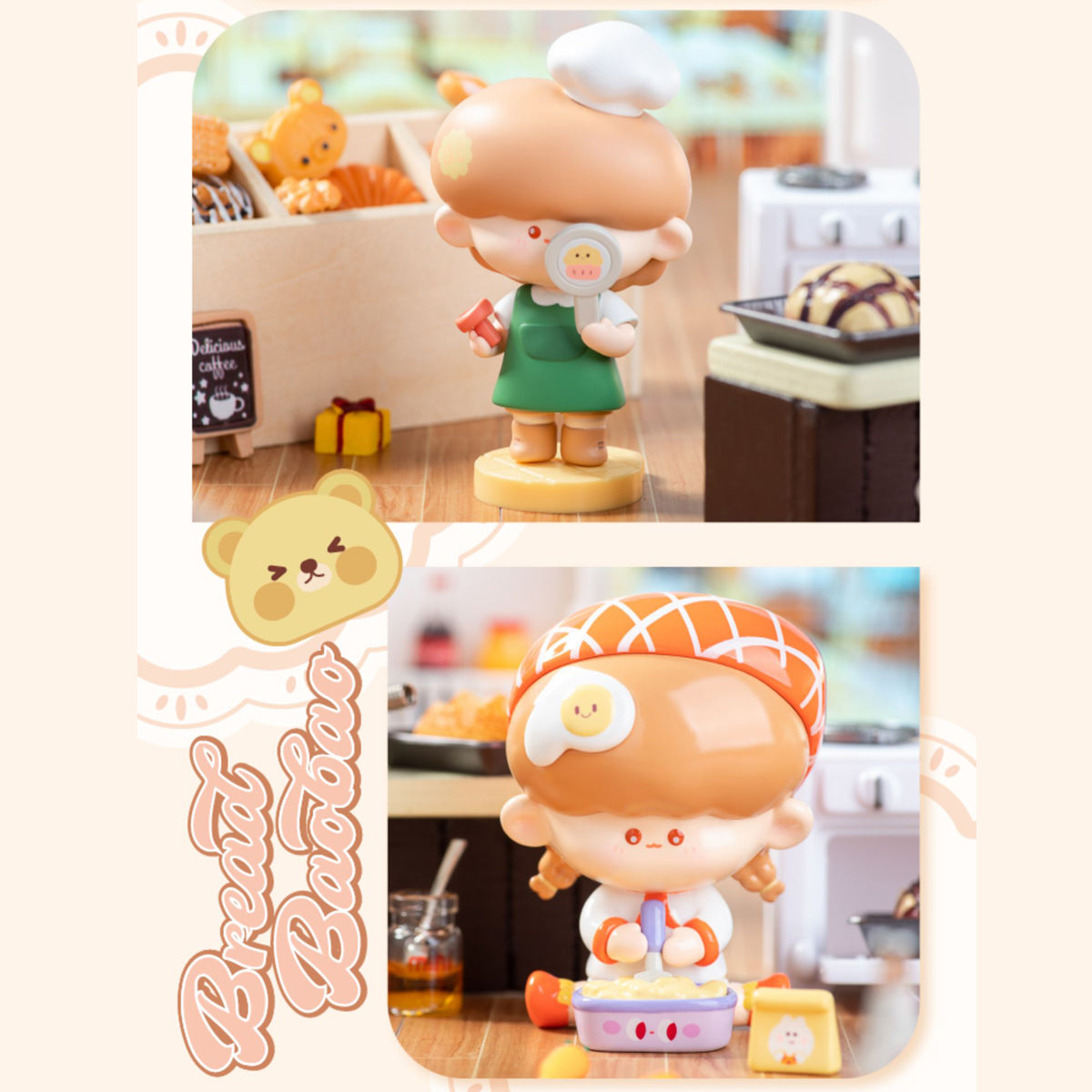 Simontoys BREAD BAOBAO - Brothers and Sisters Bread Workshop Blind Box Figure