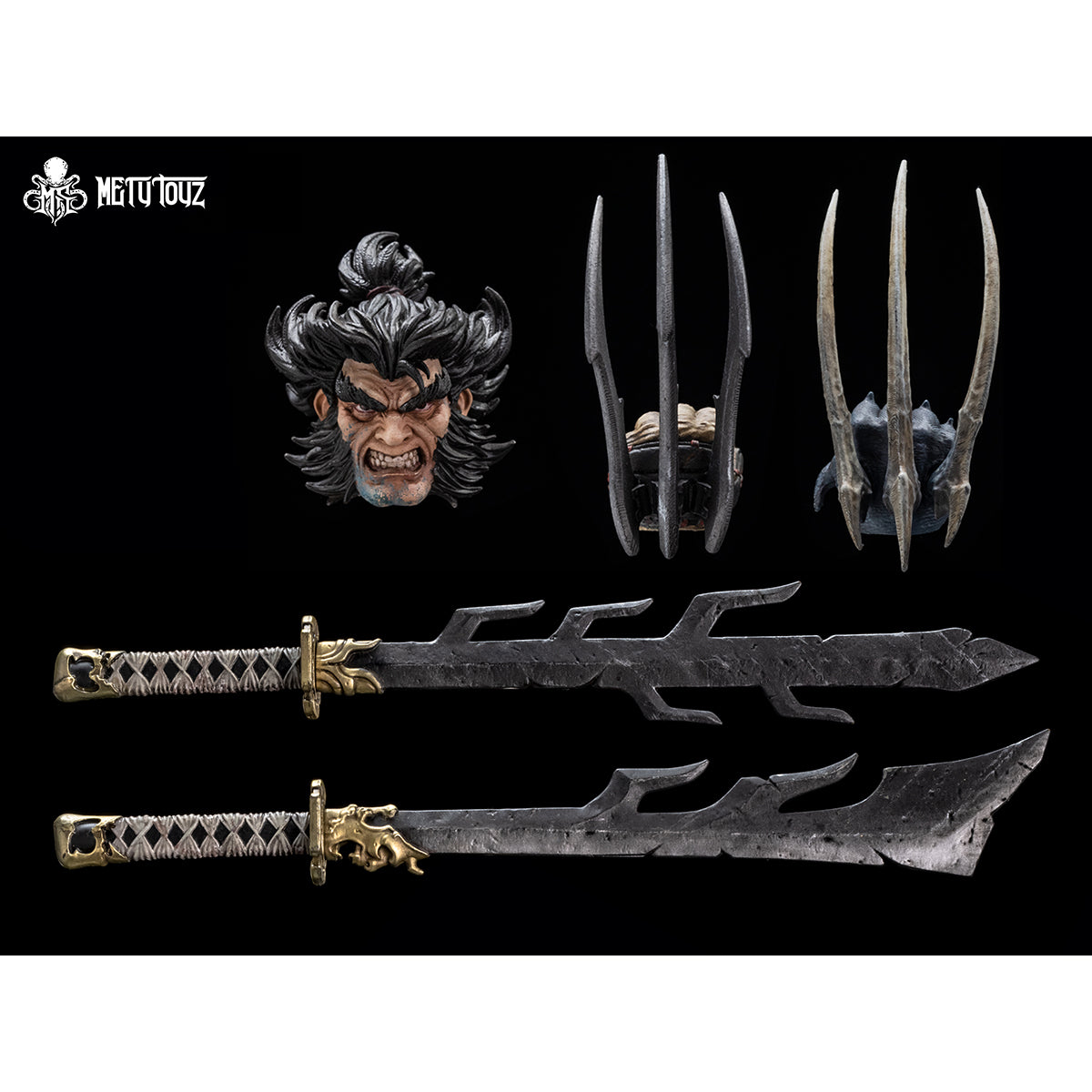 Metytoyz Demon Slayer Shura Takikawa Onimusha 1/10 Scale Action Figure