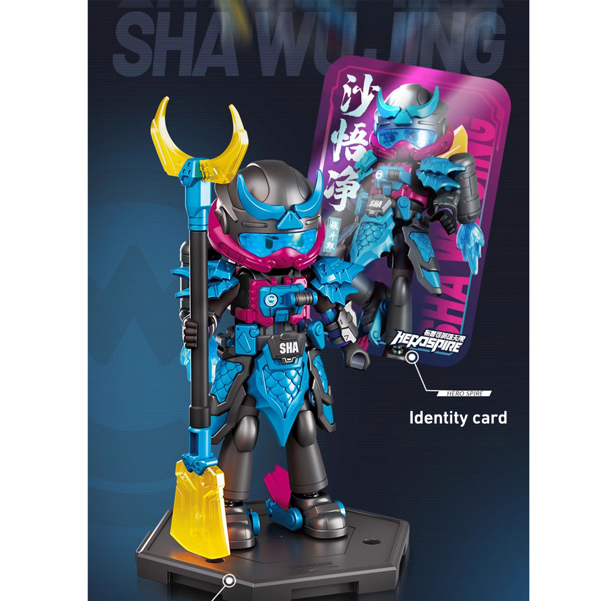 BLOKEES Hero Infinite Classic Edition 26 - Battle Suit Sha Wujing and Dharma Tang Sanzang Combination Model Kit