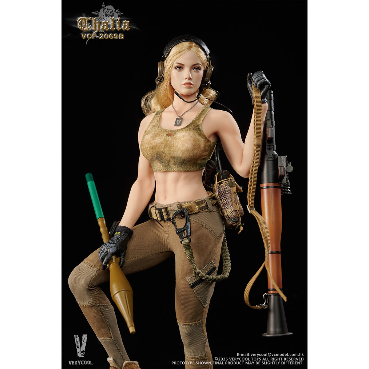 VERYCOOL Desert Female Soldier - Thalia 1/6 Scale Action Figure