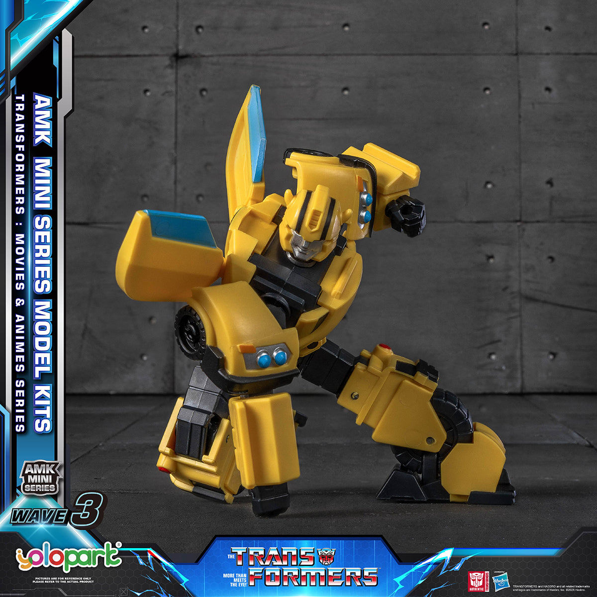 Yolopark AMK MINI WAVE 3-TF3 Bumblebee AMKM3BB Pre-assembled Model Kits