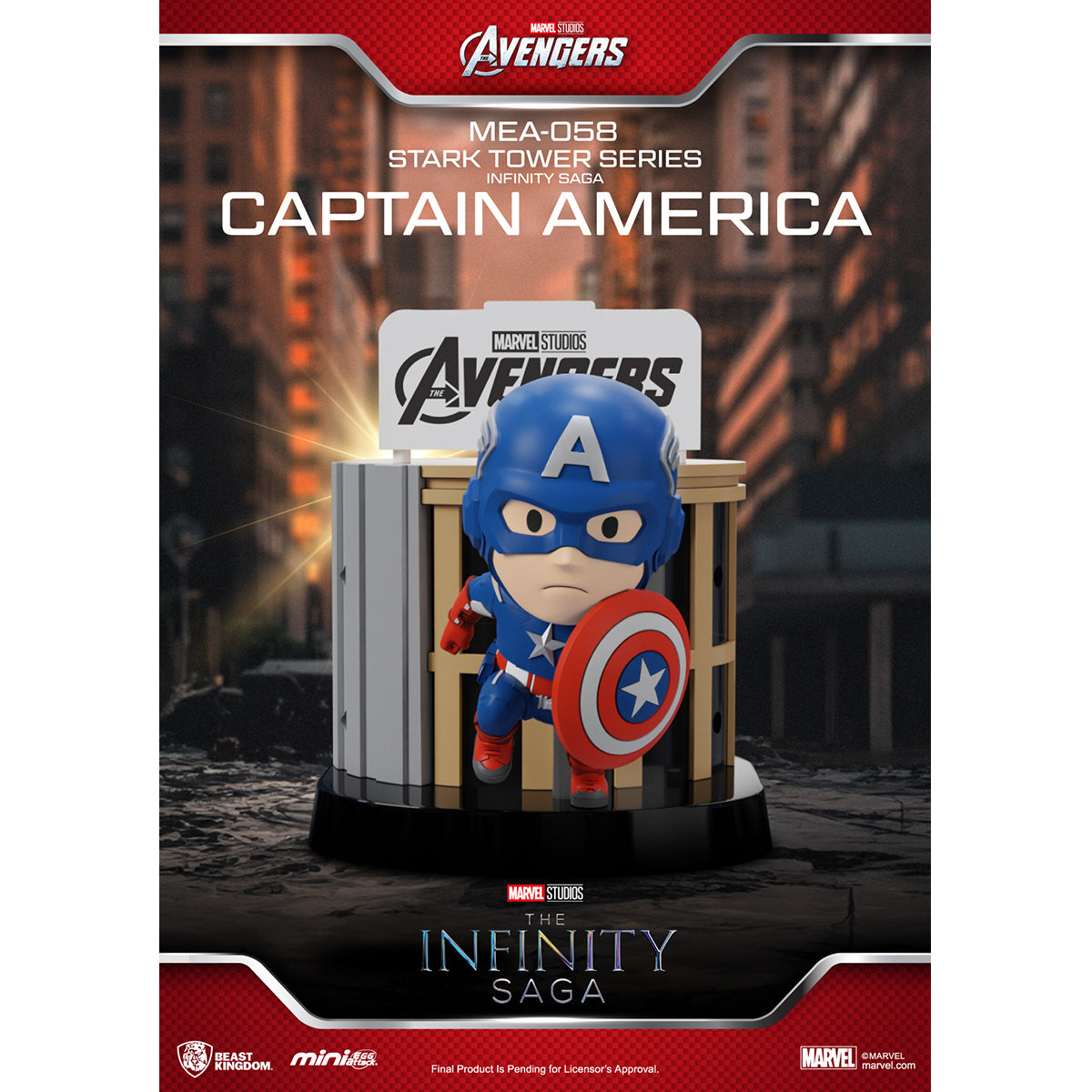 Beast Kingdom MEA-058 The Infinity Saga Stark Tower Series Randomly Single Blind Box Figure