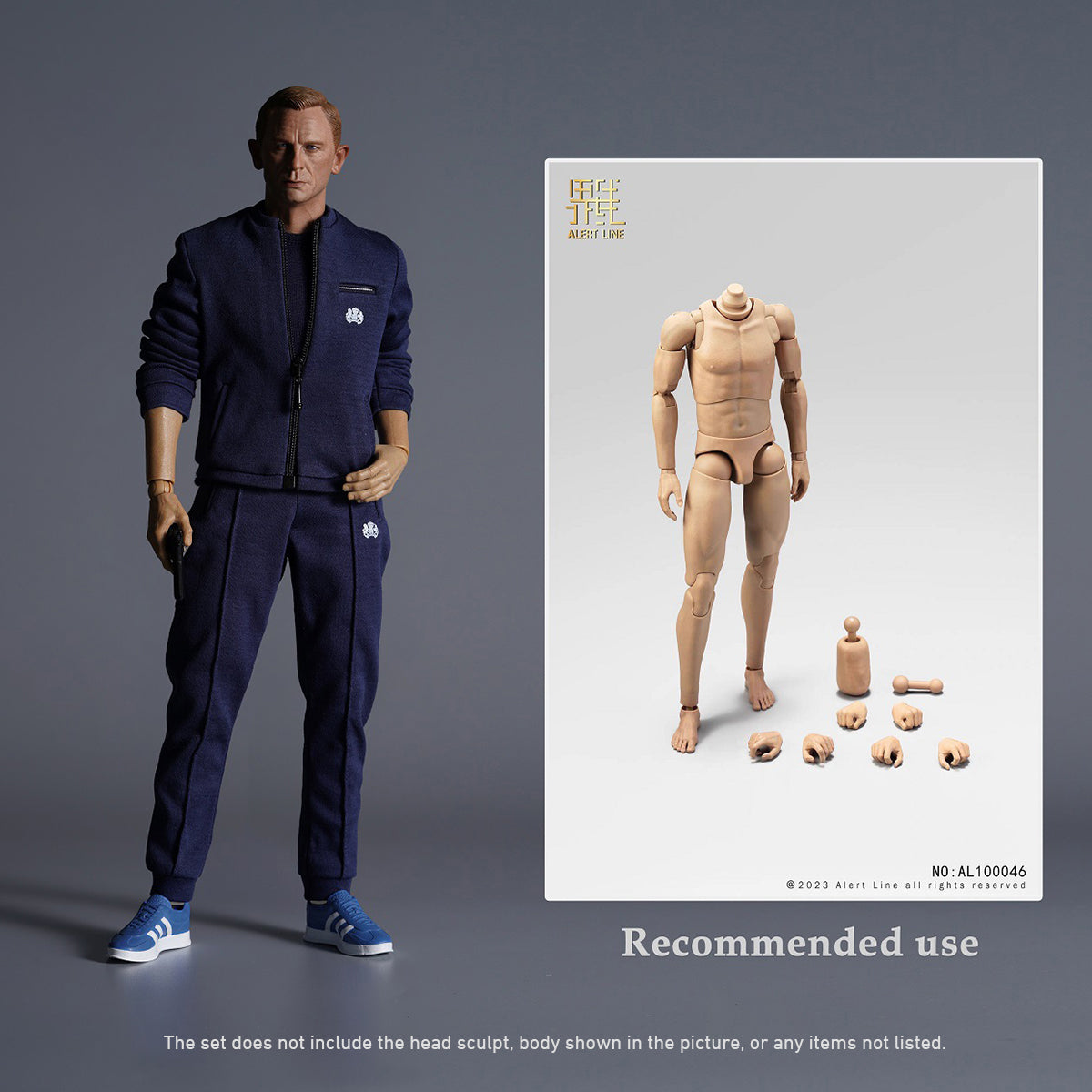 Agent Training Sportswear Outfit Set For 1/6 Scale 12-inches Action Figure