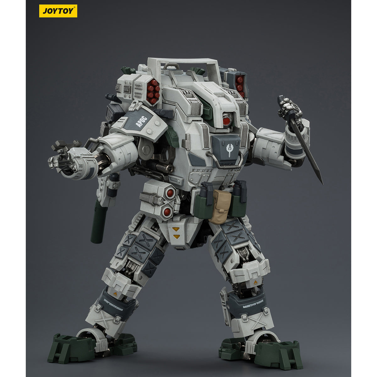 JOYTOY APOC Series DragonFang Assault Mech & Hummer Standard Combat Mech & Mystic Armor Heavy Assault Mech & Razor Stealth/Night Ops Mech & Thor Fire Strike Mech 1/25 Scale Action Figure