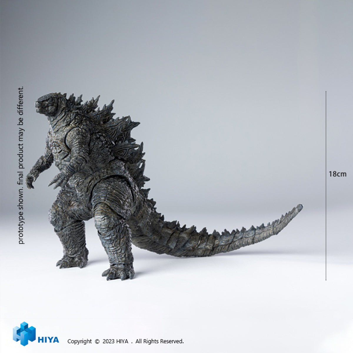 HIYA Godzilla vs. Kong: Figura de acción de monstruo Godzilla Exquisite Basic Series altamente articulada