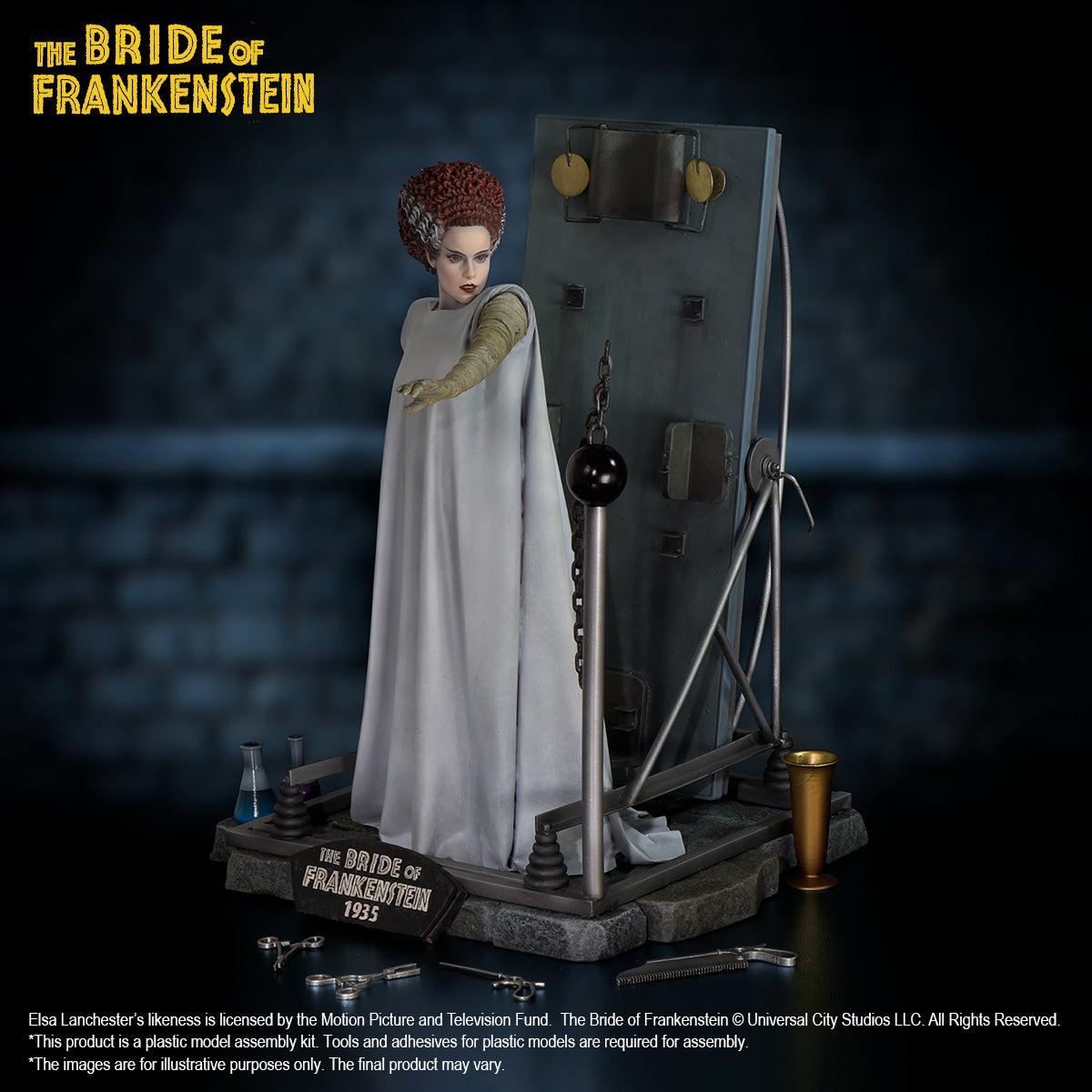 X-PLUS The Bride of Frankenstein Model Kits