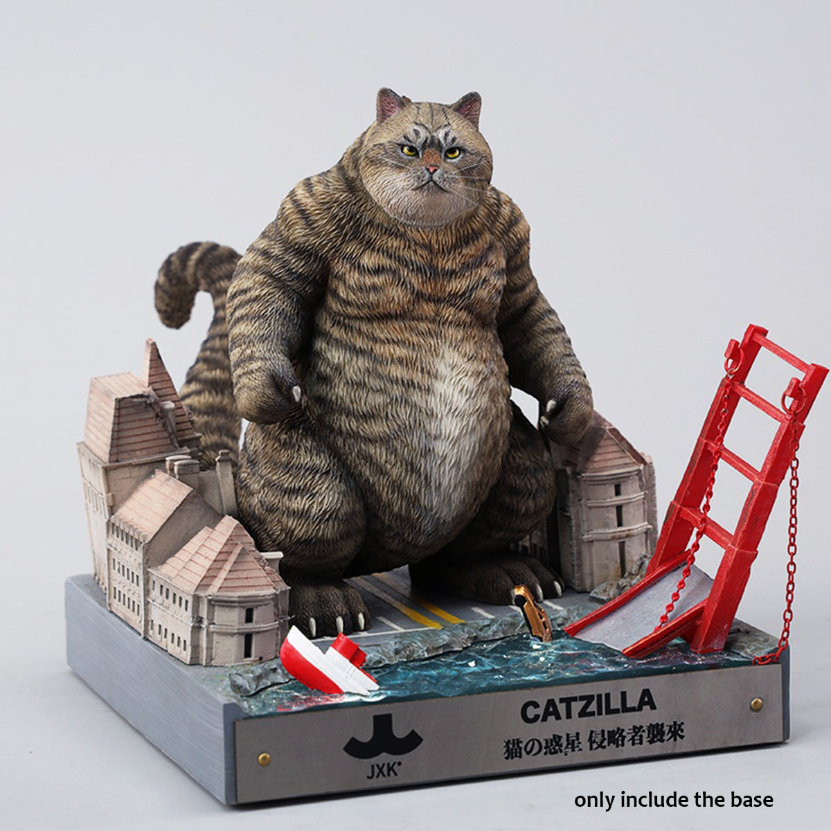 ♡♪ JXK Catzilla 2.0 Variant Color Animal Figurine & Scene Platform